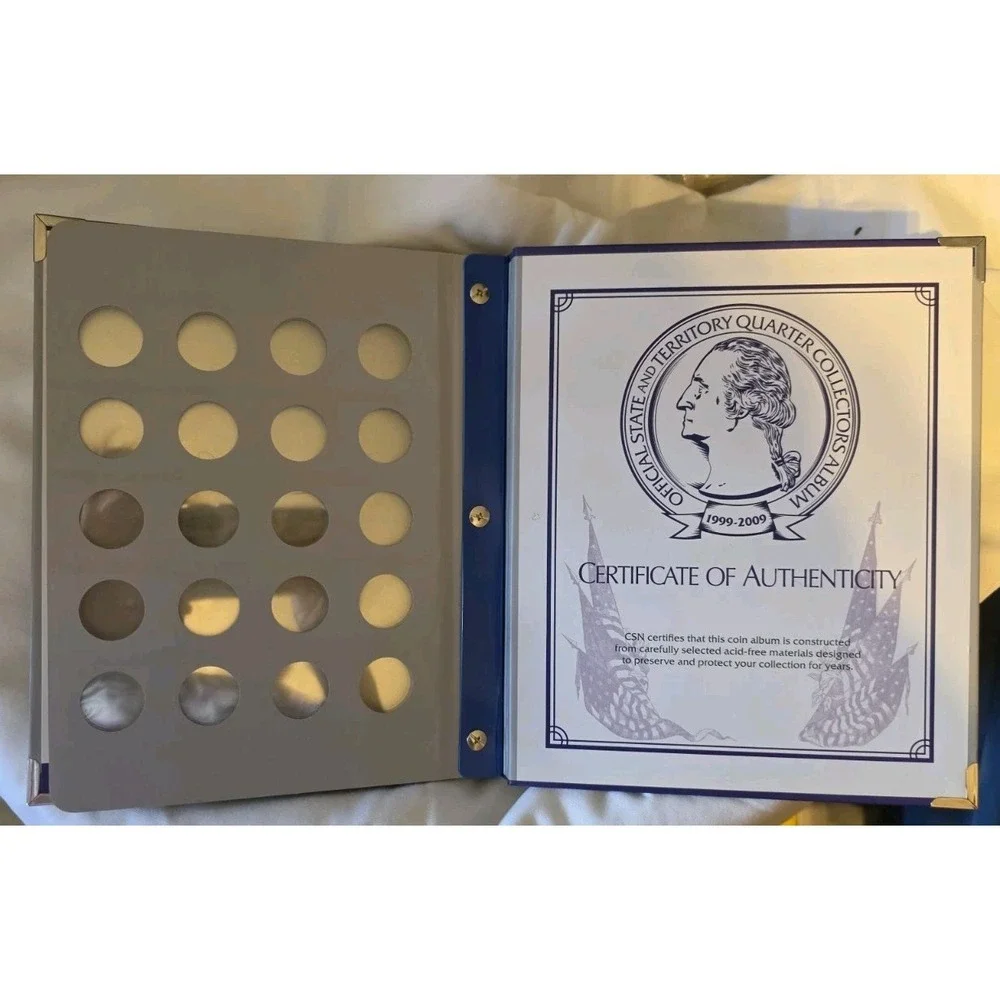 Official‎ State & Territory Quarter Collectors Album only